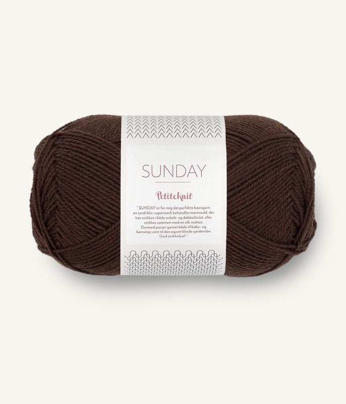 3091 PetiteKnit Sunday Cacao Nibs
